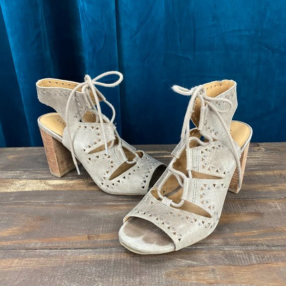 Lucky Brand Tafia Ghillie Lace Up Sandal - Picture 2 of 10